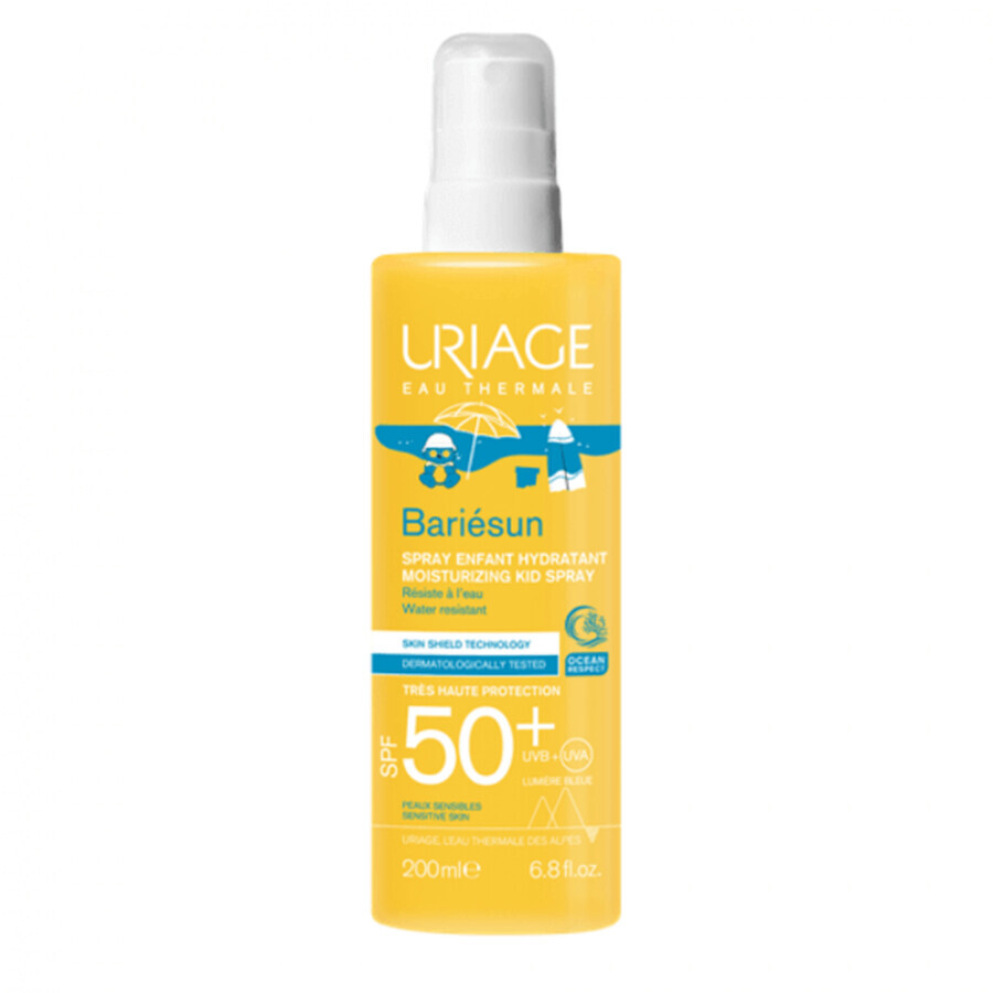 Spray de protectie solara cu SPF 50+ pentru copii Bariesun, 200 ml, Uriage