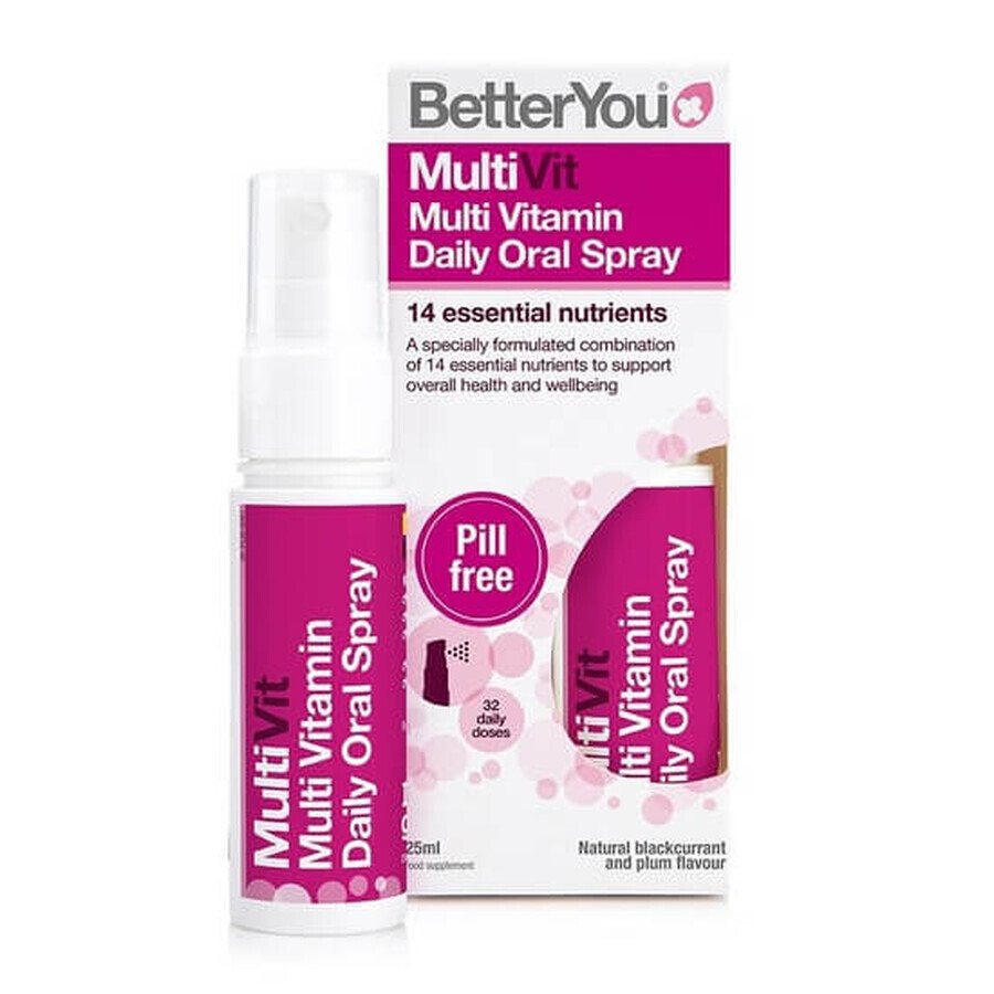 Multivitamin oral spray, 25ml, BetterYou