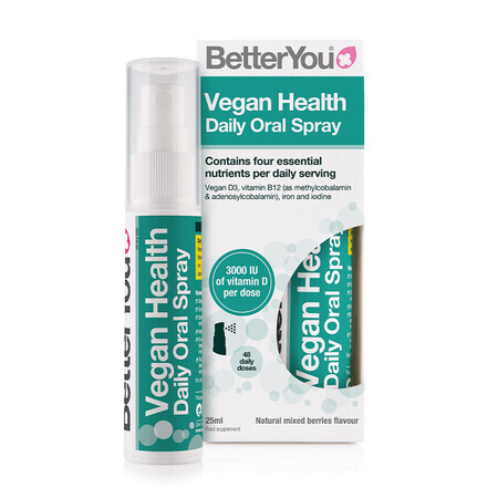 Vegan Health Mondspray, 25ml, BetterYou