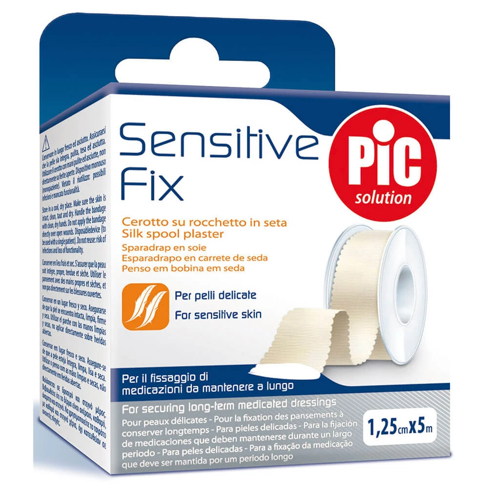 Pic Sensitive Fix Zijde Zelfklevende Tape 1,25cm x 5m