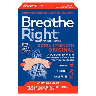 Breathe Right Extra Sterkte Original 26 strips