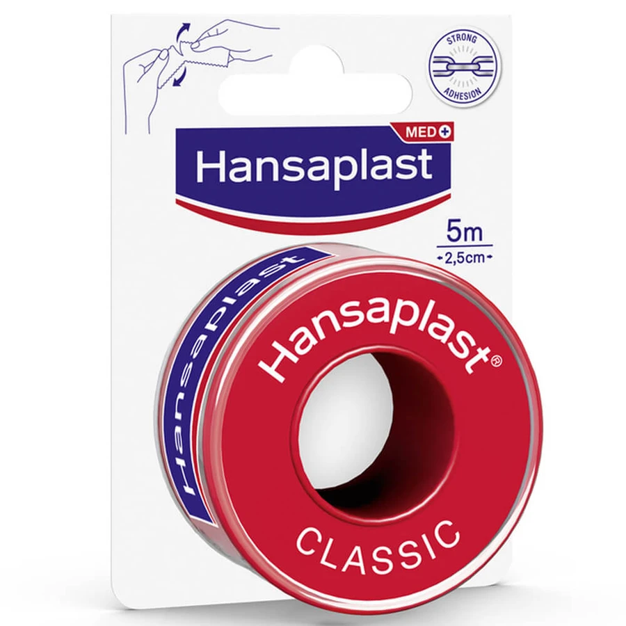 Hansaplast Bande de fixation Classic 5m x 2,5cm