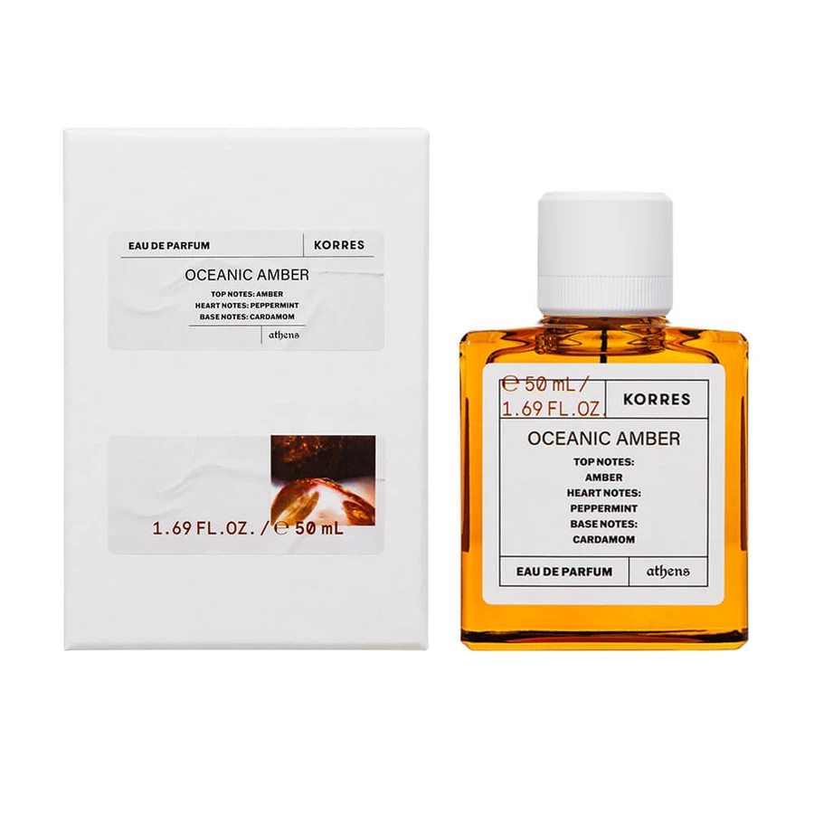 Korres Eau De Parfum Oceanic Amber Men's Perfume 50ml