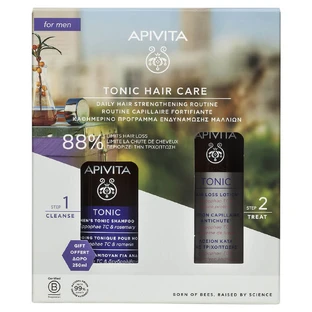 Apivita Promo Pack Tonic Haarverzorging voor Mannen met Haarverlies Lotion 150ml & GRATIS Tonic Shampoo voor Mannen 250ml