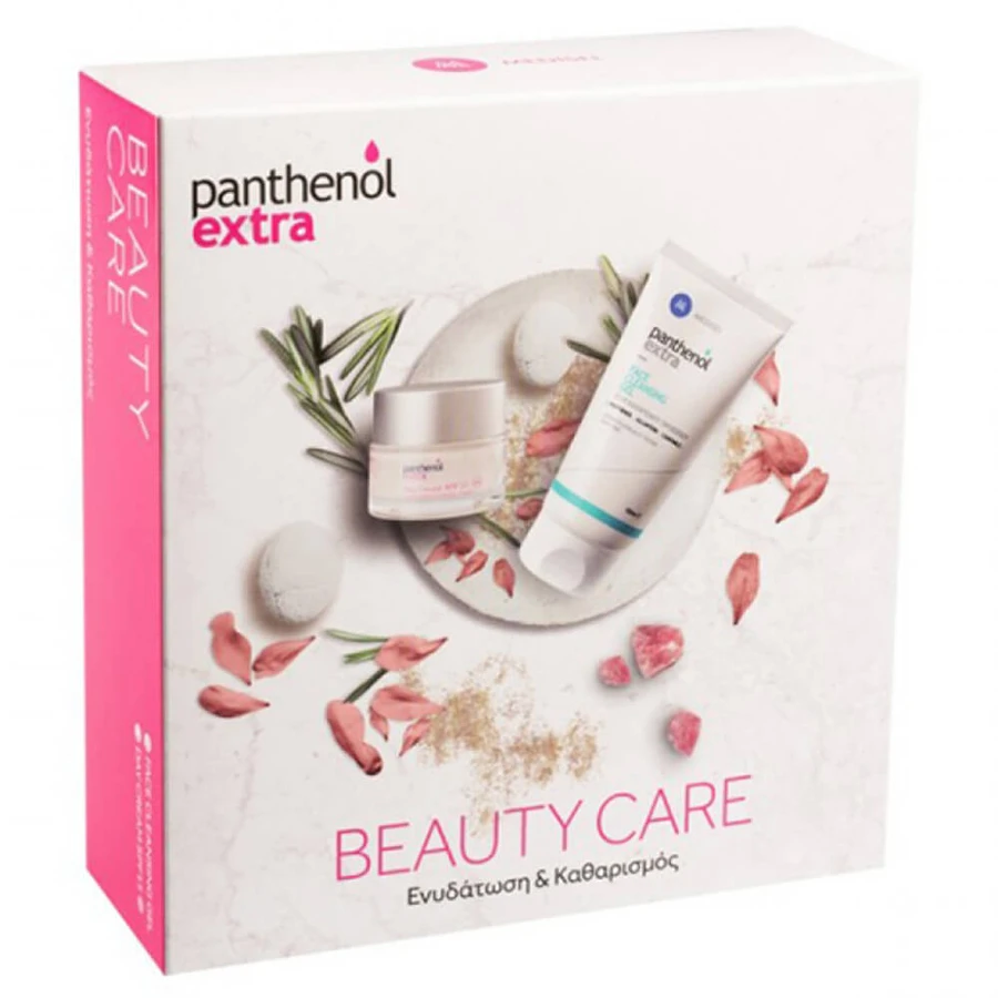 Panthenol Extra Promo Pack Dagcrème SPF15 50ml & Gezichts Reinigingsgel 150ml