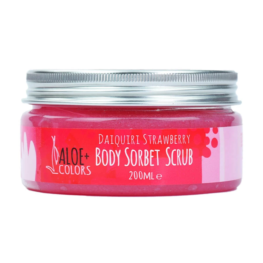 Aloe+ Colors Daiquiri Strawberry Body Sorbet Scrub 200ml: ceny i cechy