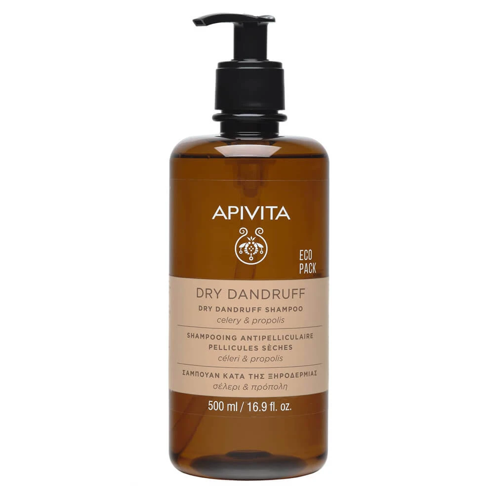 Apivita Eco Pack Droge Roos Shampoo met Selderij & Propolis 500ml
