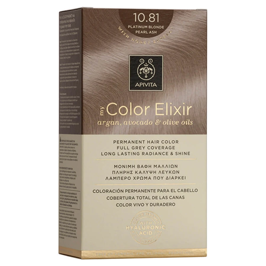 Apivita My Color Elixir Permanent Hair Color N10.81 Blonde pearl whiskers