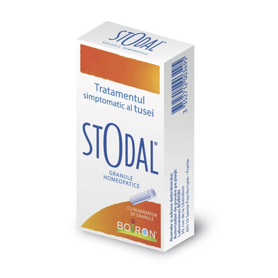 Stodal homeopathic granules, 2 tubes, Boiron