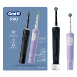 Oral B Vitality Pro Gift Edition Black & Pink Duo Pack 2pcs