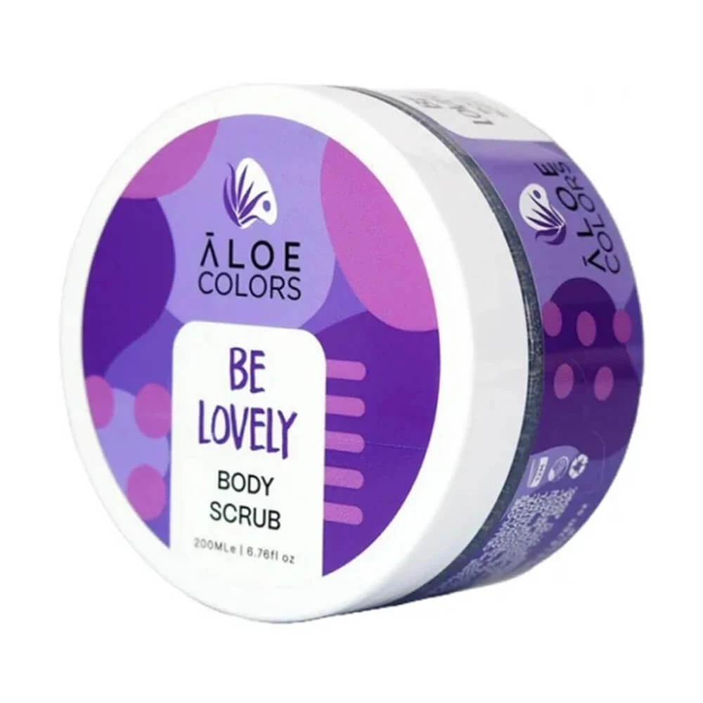 Aloë+ Kleuren Be Lovely lichaamsscrub 200ml