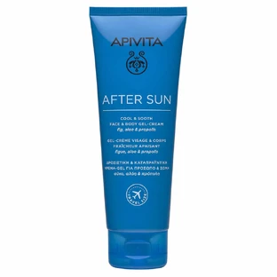 Apivita After Sun Cool & Sooth Żel-krem do twarzy i ciała 100ml Rozmiar podróżny