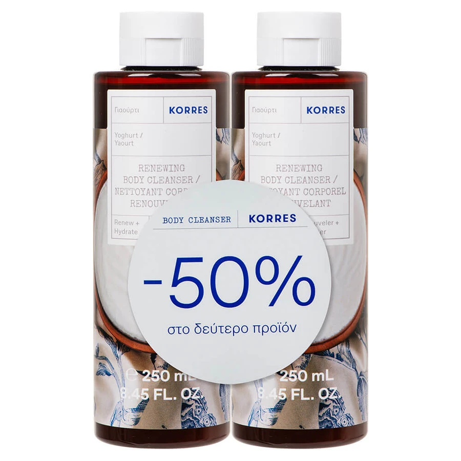 Korres Shower Gel Yoghurt 2x250ml