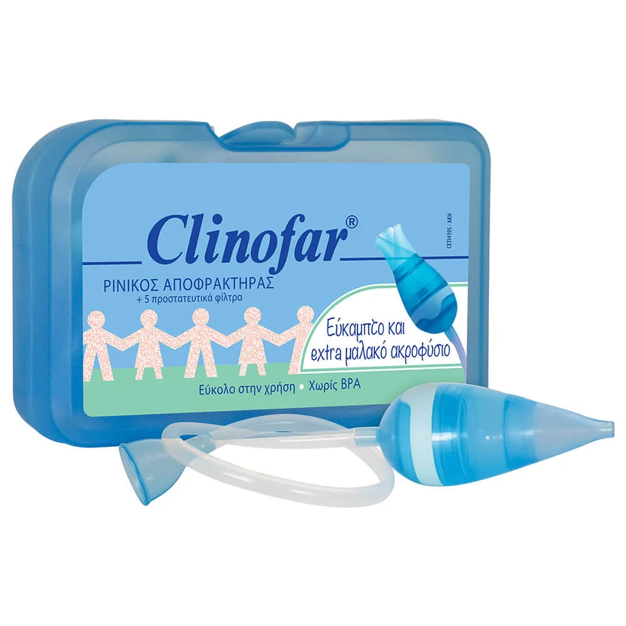 Clinofar Decongestator nazal extra moale cu 5 filtre de protecție