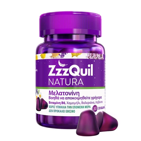 ZzzQuil Natura mit Melatonin 30 Gelees