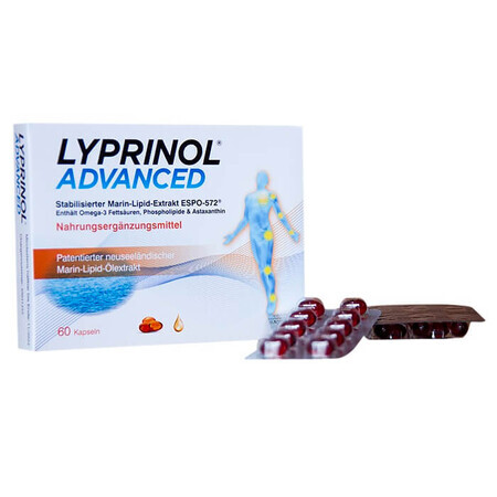 Marine lipidencomplex Lyprinol Avansat, 60 capsules, Pharmalink