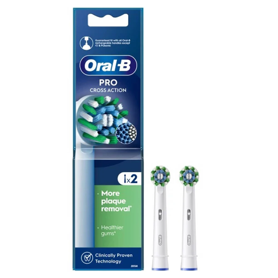 Oral B Ricambi Pro Cross Action 2 pezzi