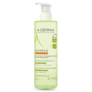 A-Derma Exomega Controle Gel Lavant Verzachtend 2en1 500ml