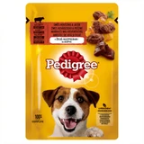 PEDIGREE, XS-XL, Rindfleisch, Beutel Nassfutter für Hunde, (in Aspik), 100g