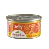 ALMO NATURE Daily Cat, Huhn, getreidefreies Katzenfeuchtfutter in Dosen, (Pastete), 85g