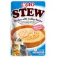 INABA Ciao Stew, Kurczak i Przegrzebki, saszetka bezzbożowej mokrej karmy dla kotów, (w sosie), 40g