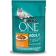 PURINA One Adult, Huhn mit grünen Bohnen, Sachet Nassfutter für Katzen, (in Sauce), 85g