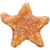 TRIXIE Christmas Denta Fun Star, Kip, granenvrij beloningszakje honden, 30g