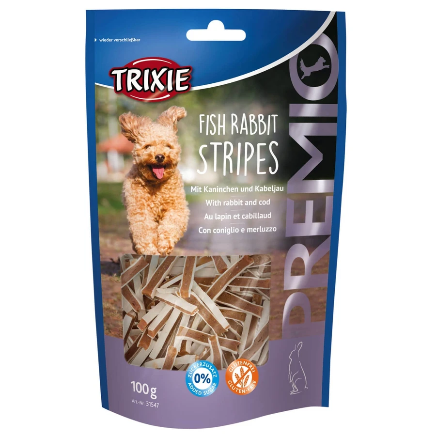 Pasta Trixie Premio con carne di coniglio e merluzzo, 100 g