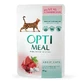 OPTIMEAL, Ternera, sobre comida húmeda para gatos, (en salsa), 85g