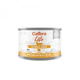 CALIBRA Life Life Sterilized Turkey, Tacchino, cibo umido monoproteico in scatola, senza cereali, per gatti sterilizzati, (patè), 200g