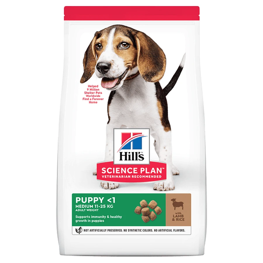 Hill's SP Canine Puppy Medium Lamm&Reis, 2,5 Kg