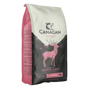 CANAGAN Small Breed Country Game, XS-S, Hunted, alimento seco sin cereales para perros jóvenes y adultos, 2kg
