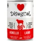 DISUGUAL Monoprotein, XS-XL, Lam, blik enkelvoudig eiwit graanvrij natvoer voor honden, (pate), 400g