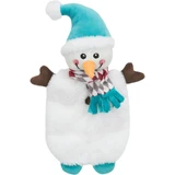 TRIXIE Christmas Snowman, plush toy dogs XS-XL, with sound, plush, white and red, 31cm