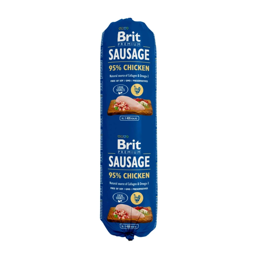 BRIT Premium, Huhn, Salami Nassfutter getreidearm Hunde, 800g