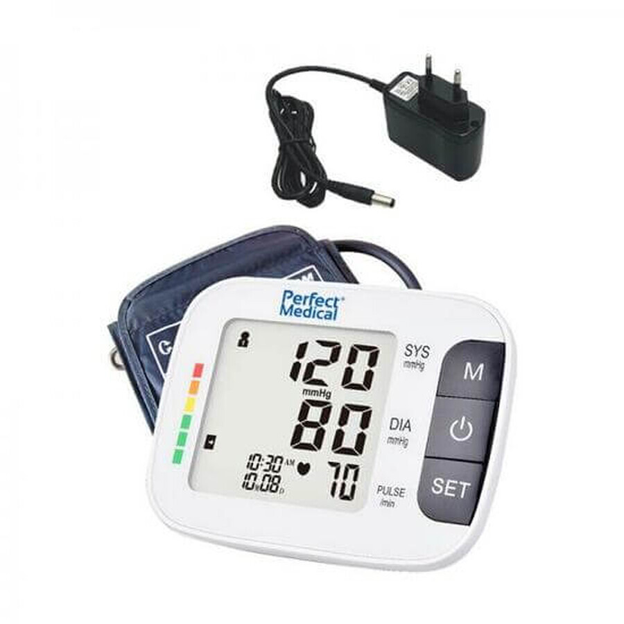 Arm blood pressure monitor with plug adapter PM-26, Perfect Medical