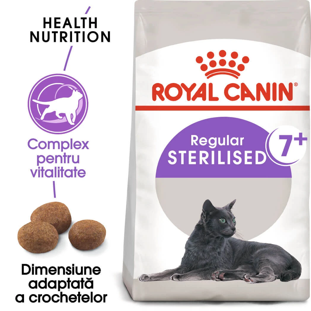 ROYAL CANIN Sterilized 7+, droogvoer voor gesteriliseerde katten, 1,5kg
