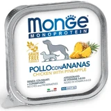 MONGE Monoprotein, XS-XL, Chicken and Pineapple, single protein, grain-free wet dog food, (paté), 150g