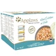 APPLAWS Supreme Collection Multipack, 4 smaken (Tonijn, Kip, Oceaanvis, Kip en Kaas), gemengde verpakking, nat kattenvoer in blik, 70g x 12