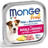 MONGE Fruit, XS-XL, Schweinefleisch und Ananas, getreidefreies Nassfutter für Hunde, (im eigenen Saft), 100g