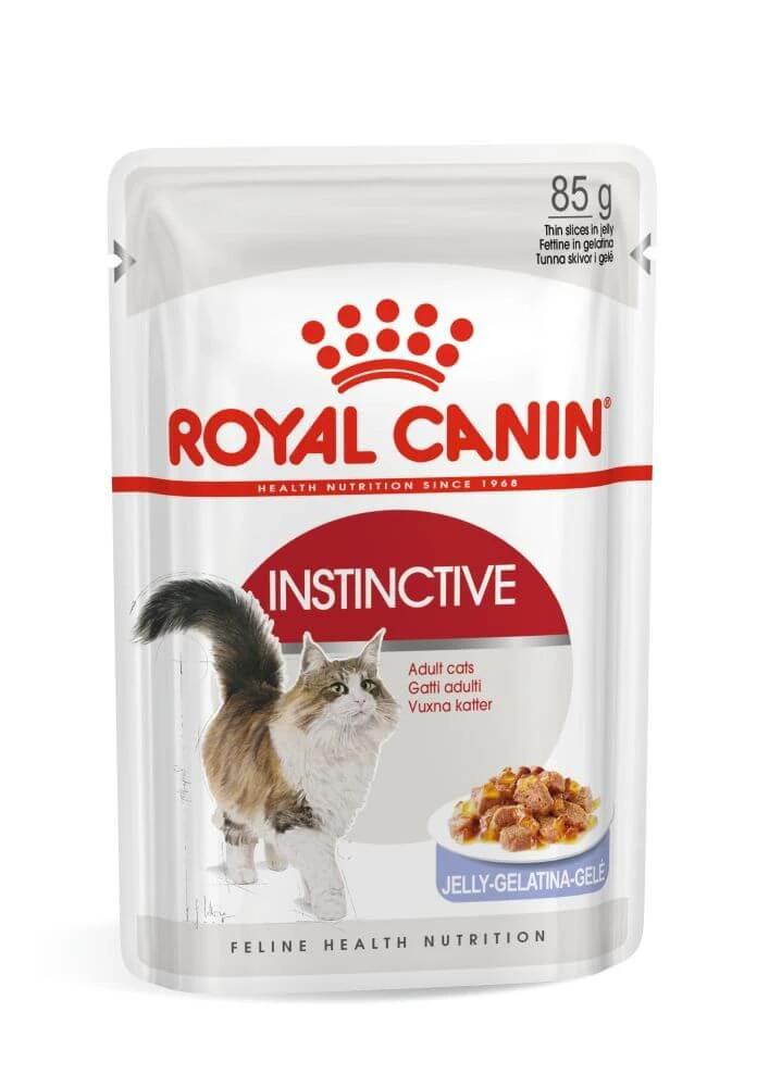 ROYAL CANIN Instinctive Adult, nat kattenvoer, (in aspic), 85g