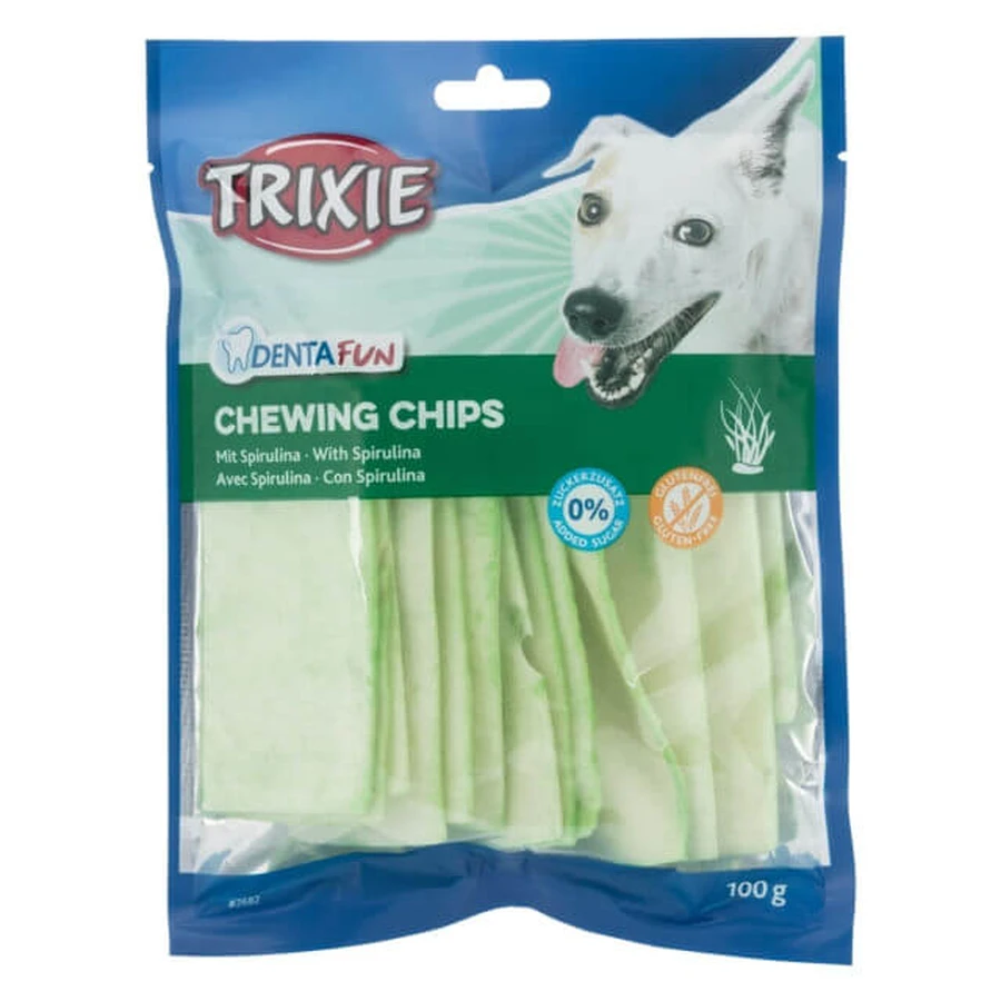 Recompensas Denta Fun Chips con Spirulina 100 g