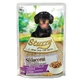 STUZZY Shreds, XS-XL, ternera y pasta, comida húmeda para perros, (en su propio jugo), 100g