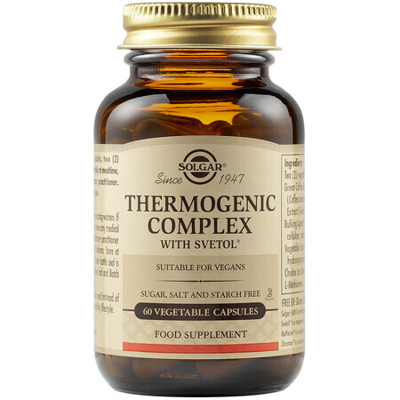 Solgar Thermogenic Complex mit Svetol, 60 Kapseln