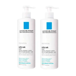 La Roche Posay Lipikar Milch, Packung 2 x 400 ml