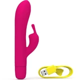 B Swish Bwild Bwild Bunny Infinite Classic Rechargeable Vibrator Silicone Pink