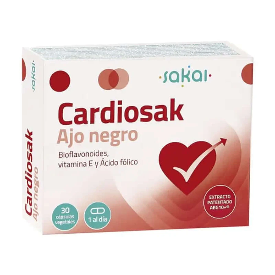 Sakai Cardiosak Zwarte Knoflook , 30 capsules