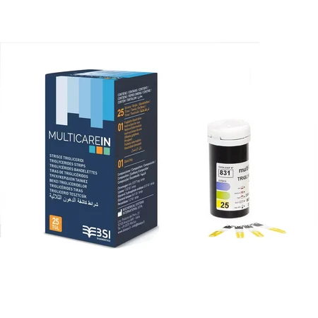 Multicare triglyceride tests, 25 pieces, Biochemical Systems