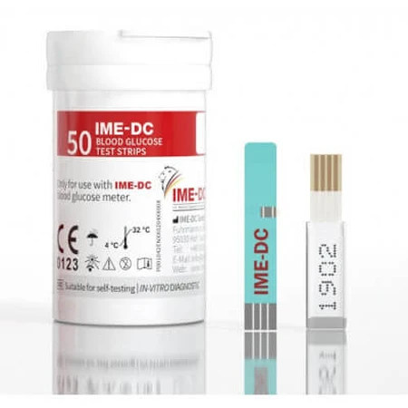 Pruebas de glucosa en sangre, 50 unidades, IME-DC