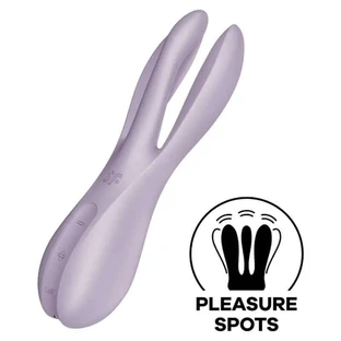 Satisfyer Vibrator Threesome 2 Vibrator - Lila